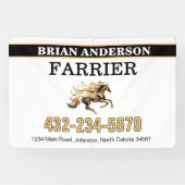 蹄鉄師 横断幕 (横)