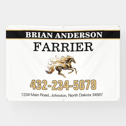 蹄鉄師 横断幕 (横)