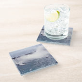 蹄鉄滝 ガラスコースター (アングル)