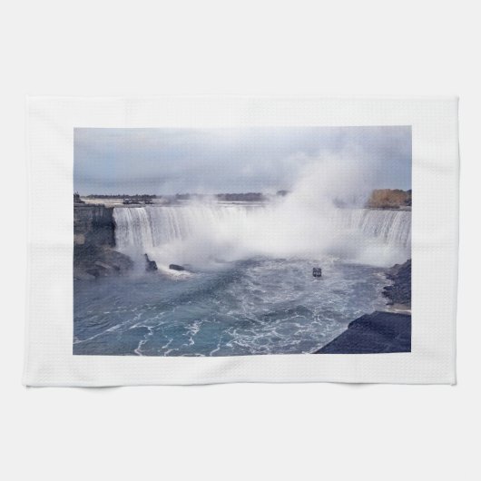 蹄鉄滝 キッチンタオル (横)