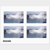 蹄鉄滝 長方形シール (シート)