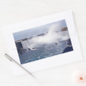 蹄鉄滝 長方形シール (封筒)