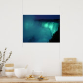 蹄鉄秋アットナイアガラ秋アクアグローポスター ポスター (キッチン)