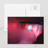 蹄鉄秋ナイアガラレッドブルーライトポストカード ポストカード (正面/裏面)