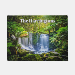 蹄鉄秋名前をカスタムするドアマット ドアマット