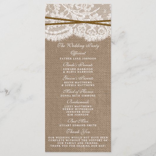 蹄鉄素朴のコレク結婚ションプログラム プログラム (裏面)