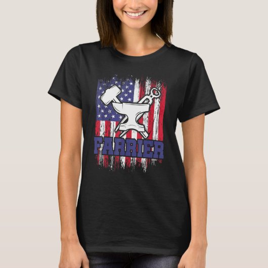 蹄鉄職人による馬の蹄の手入れと装蹄 _53 Tシャツ (正面)