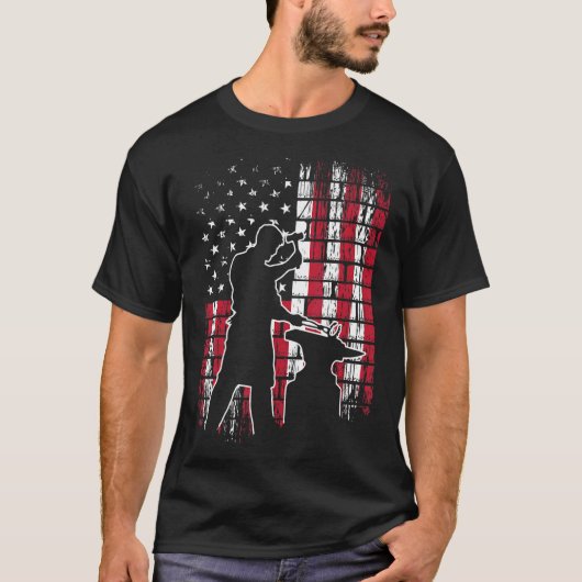 蹄鉄職人 馬の蹄 鞍鉄 馬の蹄削り 馬具 7 Tシャツ (正面)