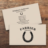 蹄鉄運搬機 名刺