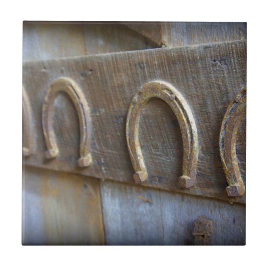 蹄鉄 タイル (正面)