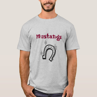 蹄鉄、ムスタング Tシャツ