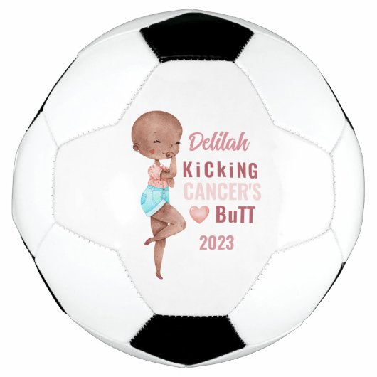 蹴ったがんお尻パーソナライズされたボール サッカーボール (正面)
