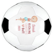蹴ったがんお尻パーソナライズされたボール サッカーボール (回転)