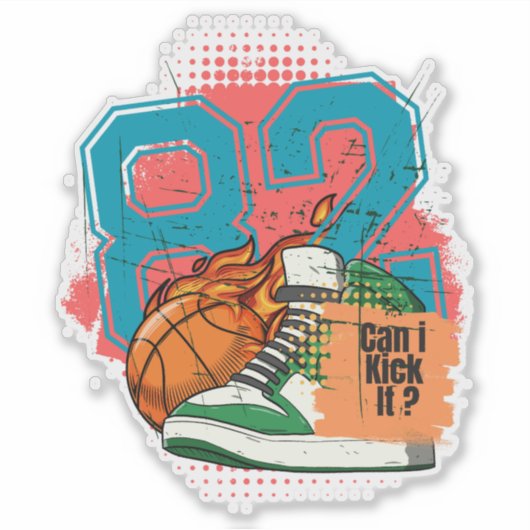 蹴ってもいい? シール (正面)