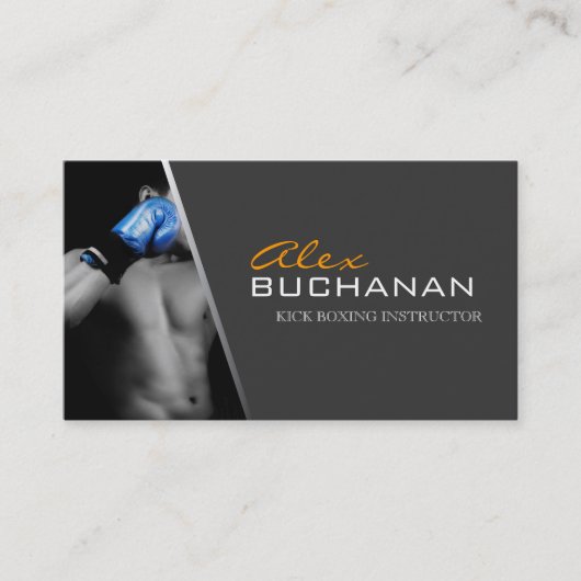 蹴りのボクシングの名刺 名刺 (正面)