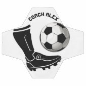 蹴りの準備！サッカーパーソナライズされたボール サッカーボール (フラット)