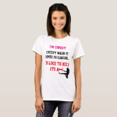 蹴りの蟹座のお尻のワイシャツ Tシャツ (正面フル)