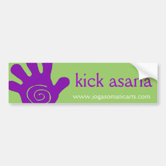 蹴りのasana バンパーステッカー