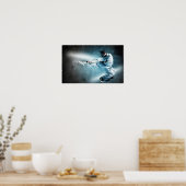 蹴る ポスター (キッチン)