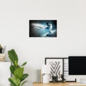 蹴る ポスター (ホームオフィス)