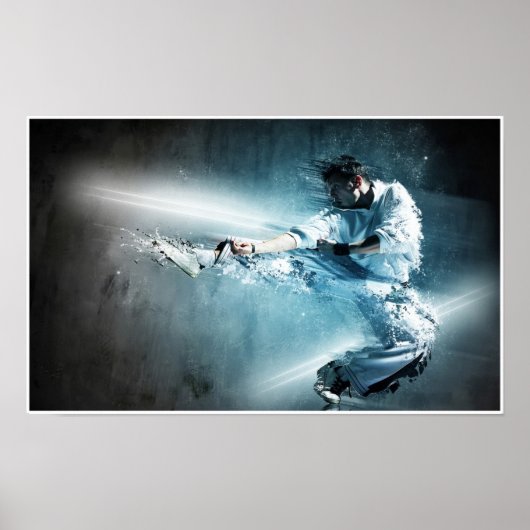 蹴る ポスター (正面)