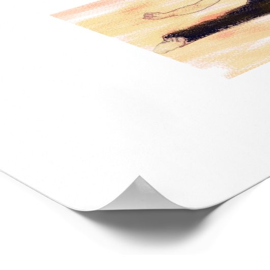 蹴る ポスター (角)