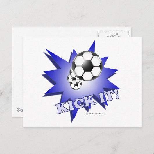 蹴れ！ ポストカード (正面/裏面)