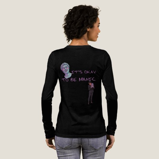 躁ぎたい時もある トライブレンドTシャツ (背面全体)