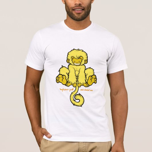 躁病のMongo猿6のTシャツ Tシャツ (正面)