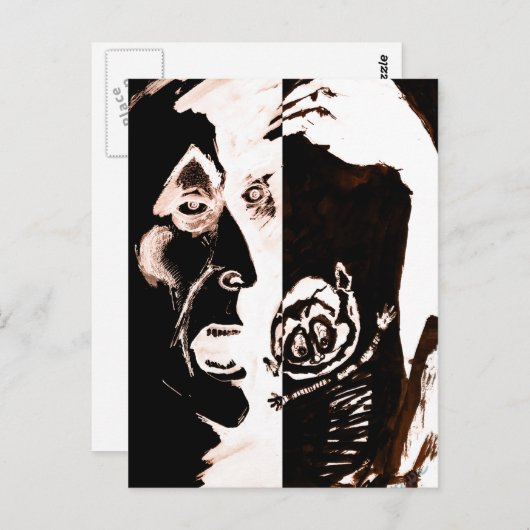 躁鬱病 ポストカード (正面/裏面)