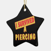 身が生き延び刺す セラミックオーナメント (左)