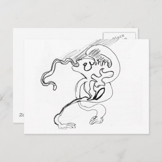 身じろぎ ポストカード (正面/裏面)