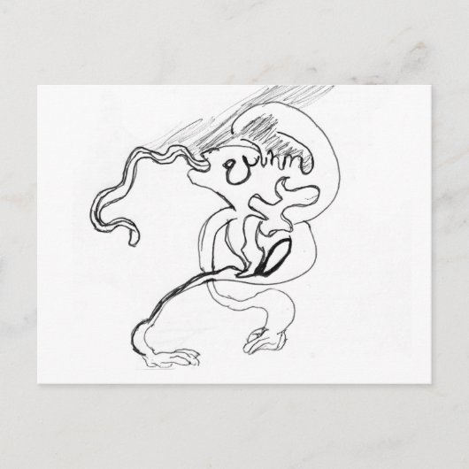 身じろぎ ポストカード (正面)