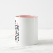 、身なりのよい賛美される、女の子のボスの成功のマグのピンク マグカップ (中央)