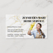 身なりを整えた人 | メイドサービス 名刺 (正面)