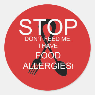 身につけられる注意深いステッカー ラウンドシール