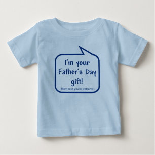 身に着けるべきベビーのためのかわいい父の日のワイシャツ ベビーTシャツ