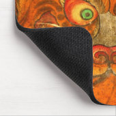 身をかがめるトラのmousepad マウスパッド (コーナー)