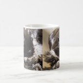 身をかがめる コーヒーマグカップ (中央)