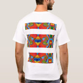 身を乗り回す Tシャツ (裏面)