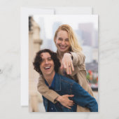 身バレしないお金持ちの邸宅での結婚式の披露宴の写真 招待状 (裏面)