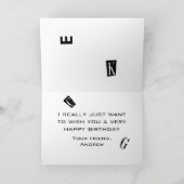 身代金ノート カード (内部)