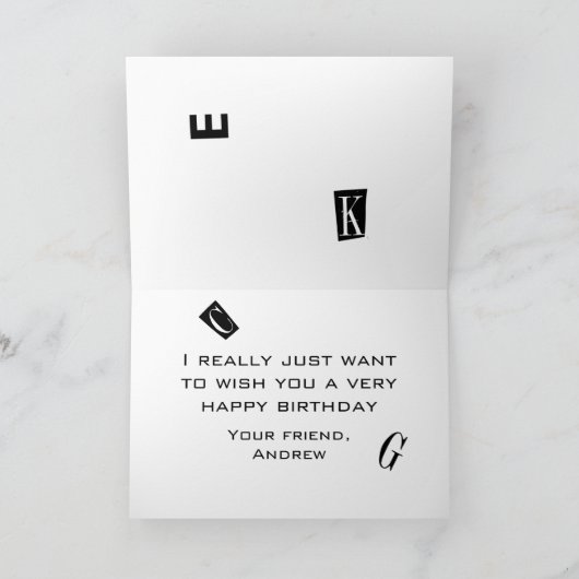 身代金ノート カード (内部)