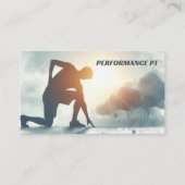 身体セラピストスポーツトレーナーアスレチック 名刺 (正面)