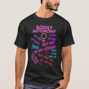 身体自治プロチョイス1 Tシャツ