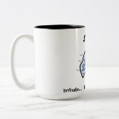 身体部分 -- 人間の肺 ツートーンマグカップ (左)