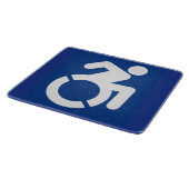 身体障害モダン標識 カッティングボード (角)