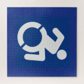 身体障害モダン標識 ジグソーパズル (横)