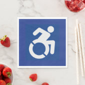 身体障害モダン標識 スタンダードランチョンナプキン (インサイチュ)