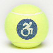 身体障害モダン標識 テニスボール (裏面)